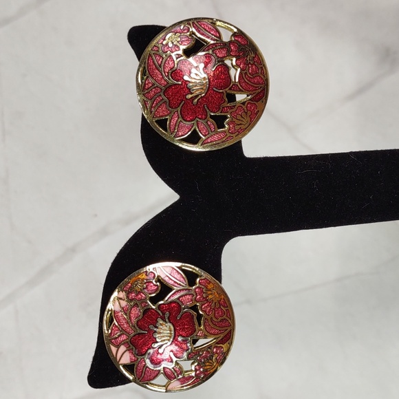 Cloisonne Earrings - Picture 1 of 3